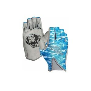 Fish Monkey‎ Pro 365 Guide Glove - Blue Water Camo - Medium
